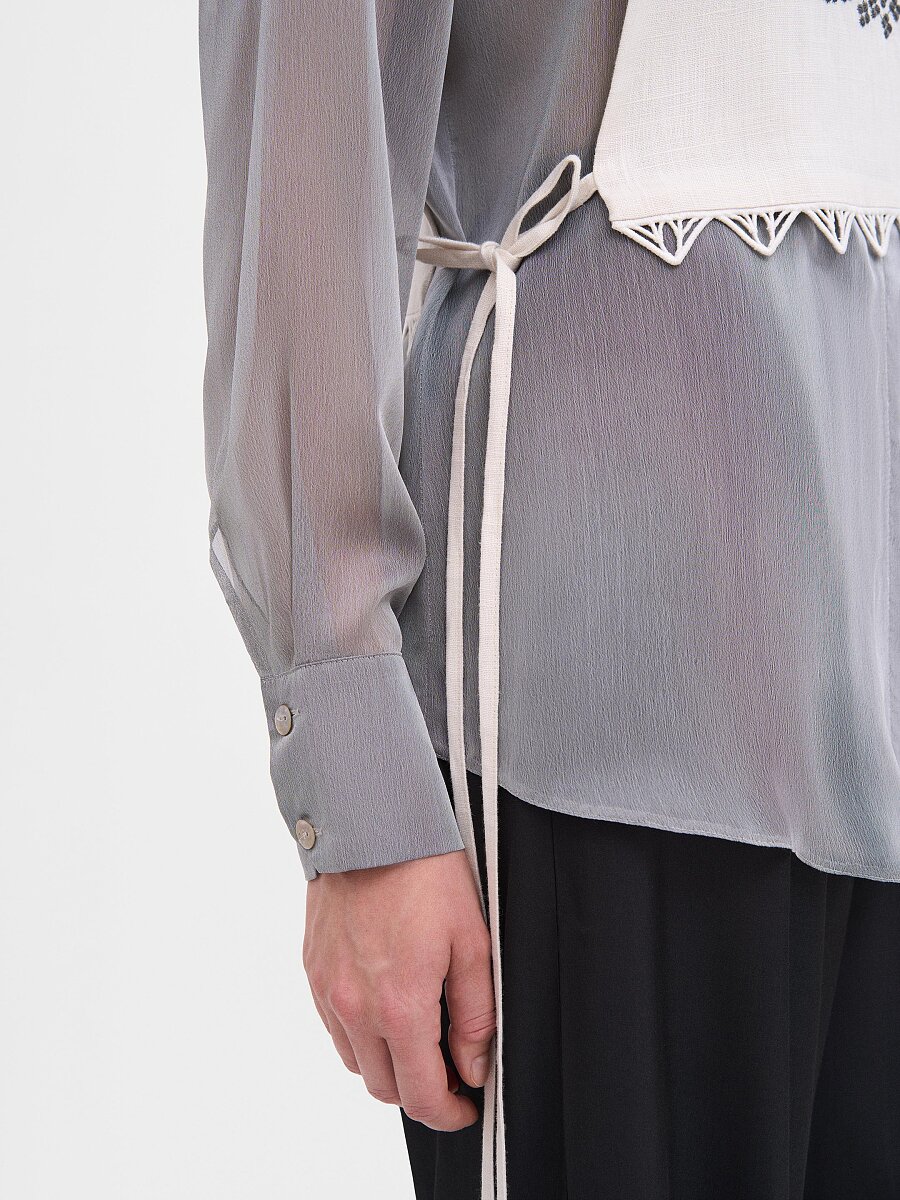 Off-White Linen "Dennytsia" Vest [0]