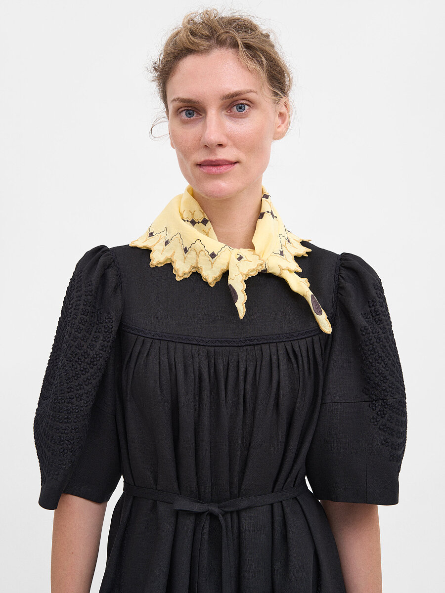 Pale Yellow "Pole" Kerchief [0]