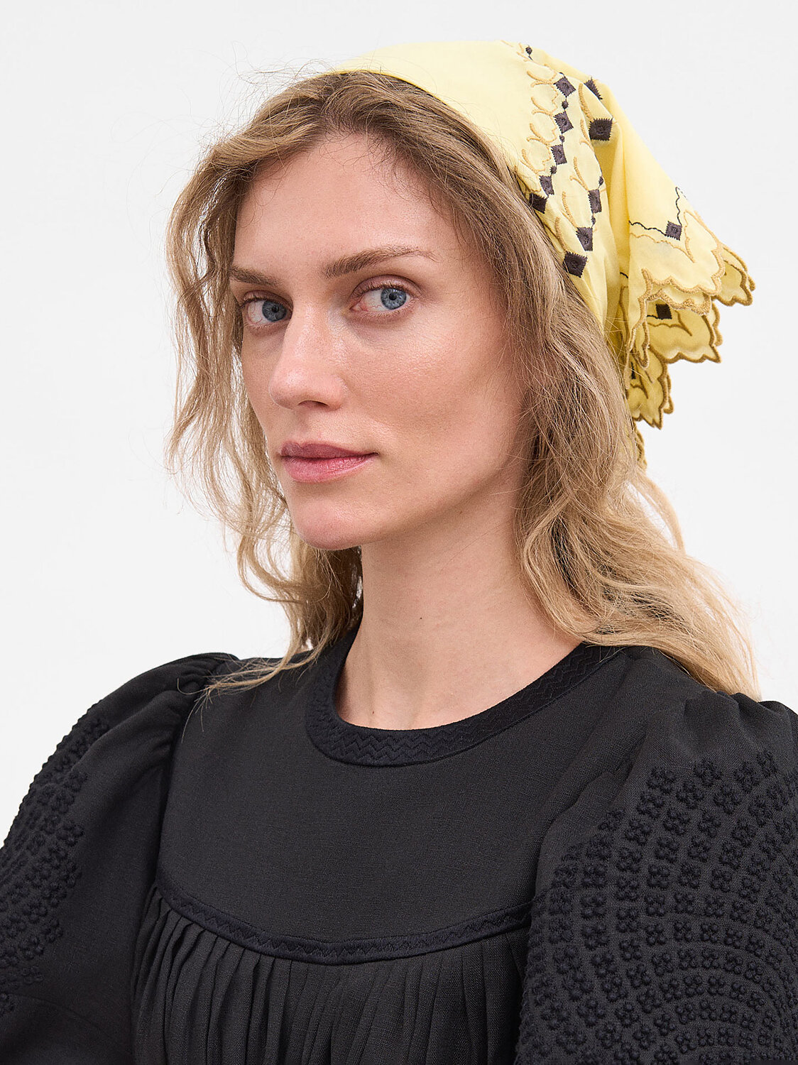 Pale Yellow "Pole" Kerchief