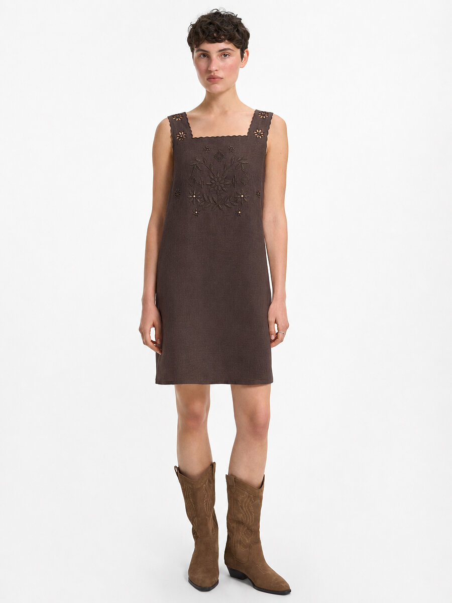 “Lelitka” Brown Sundress [0]