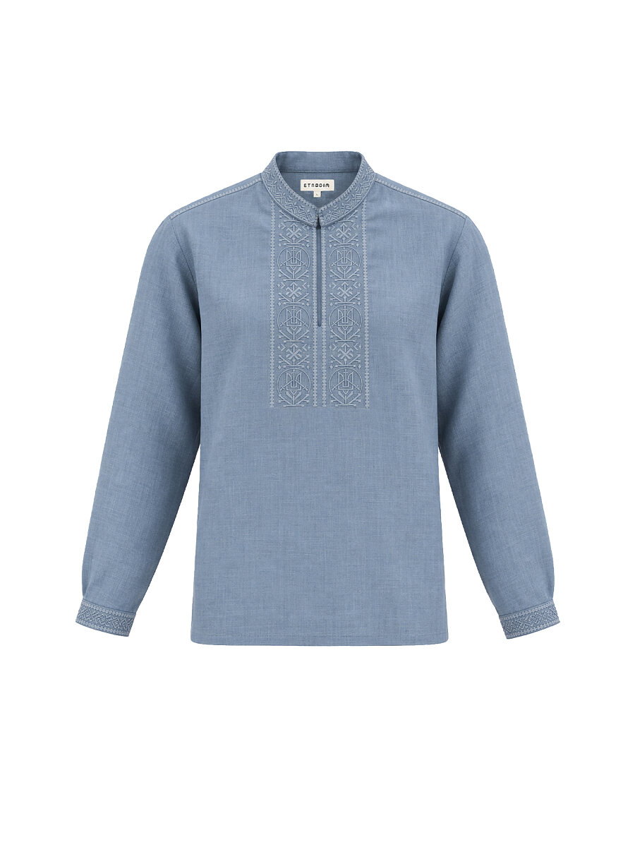 The “Khartiia” blue shirt for men [0]