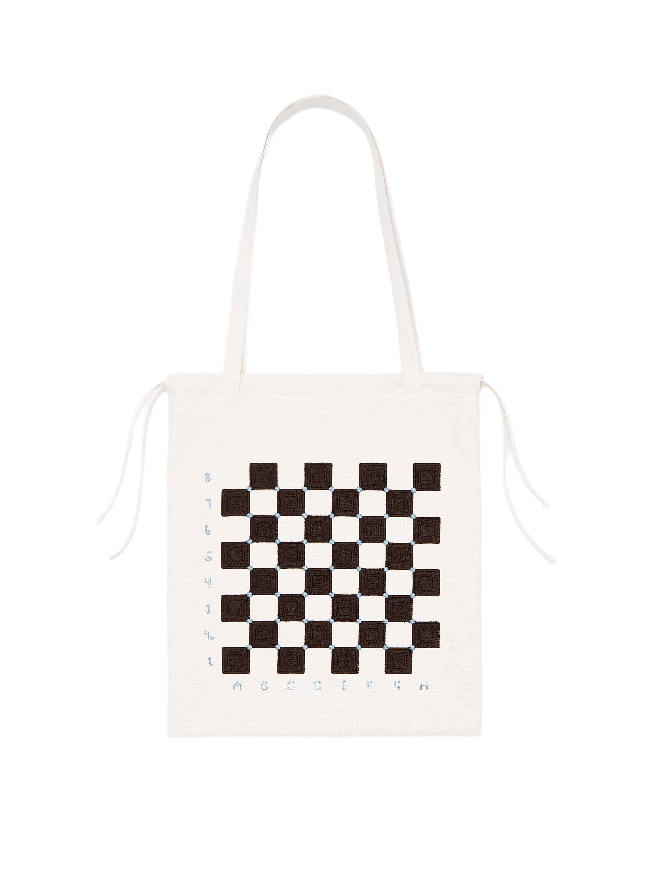 "Chess" tote bag in ivory Buy