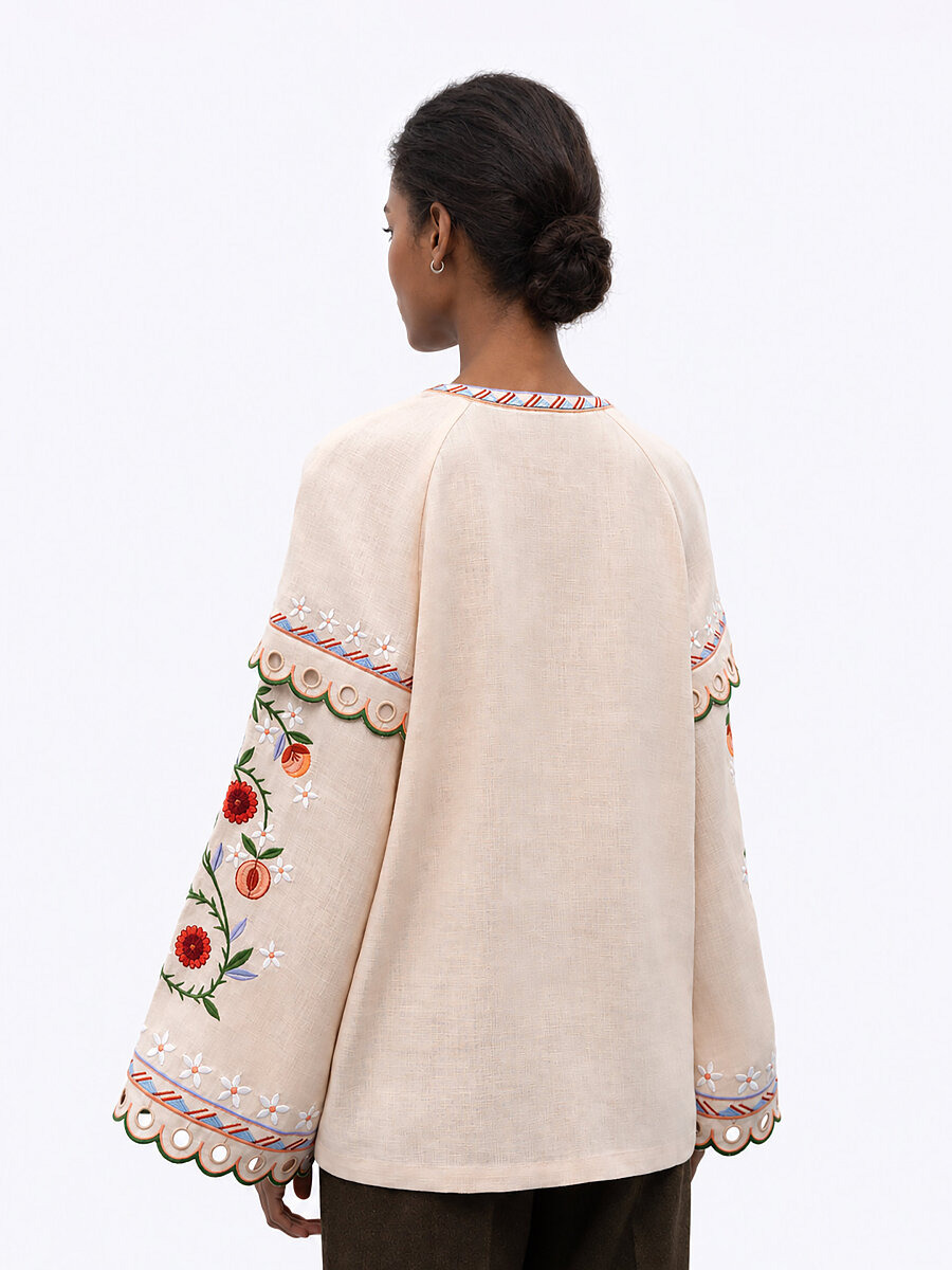 Women's embroidered blouse dedicated to the east Abrykosy W [0]