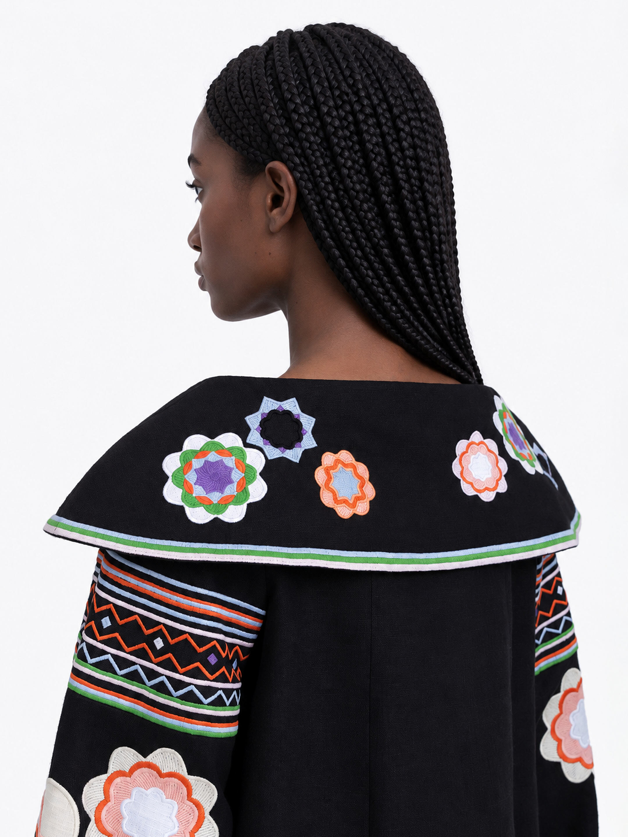 Embroidered Shirt "Black Kvitka" ціна