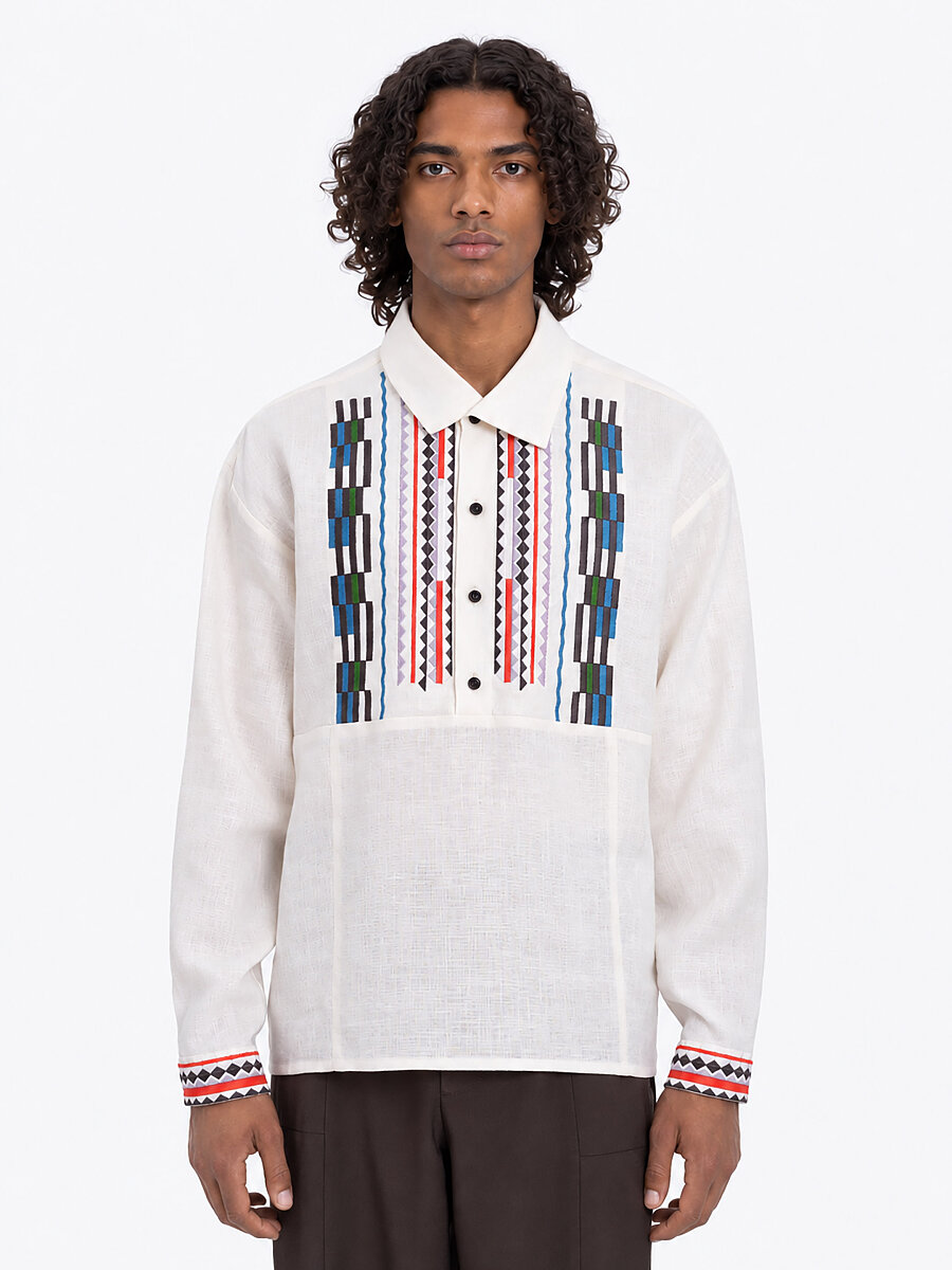 Men’s embroidered shirt  “Deren” [0]