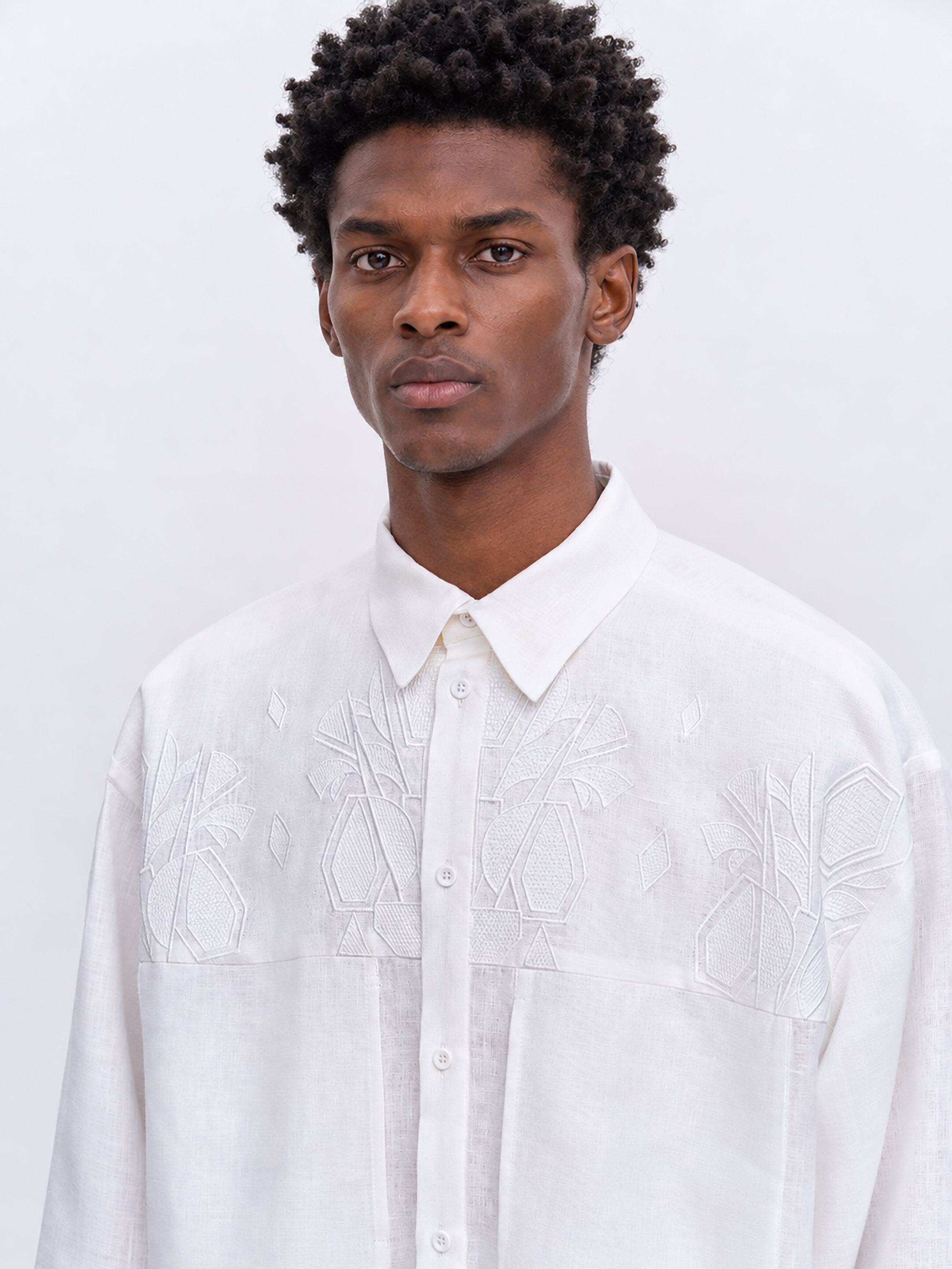 Men’s embroidered shirt  “Vasyl” cheap
