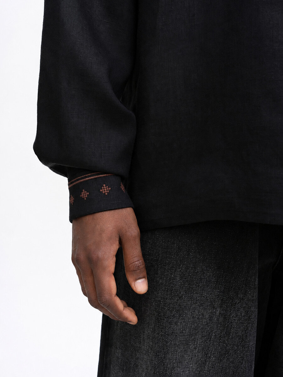 Men’s embroidered shirt  “Tien” [0]