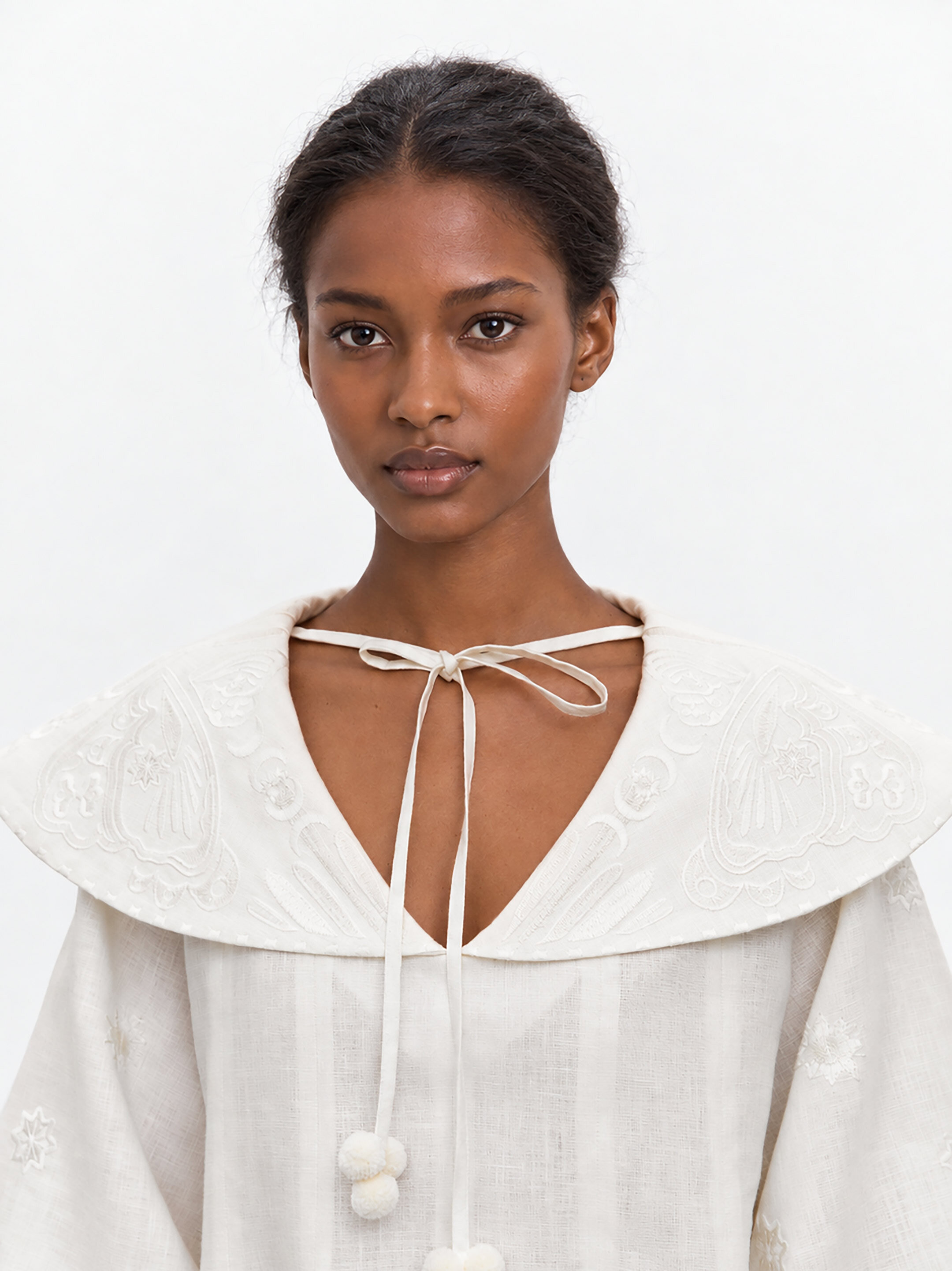 Milk white blouse "Lehit" in Ukraine