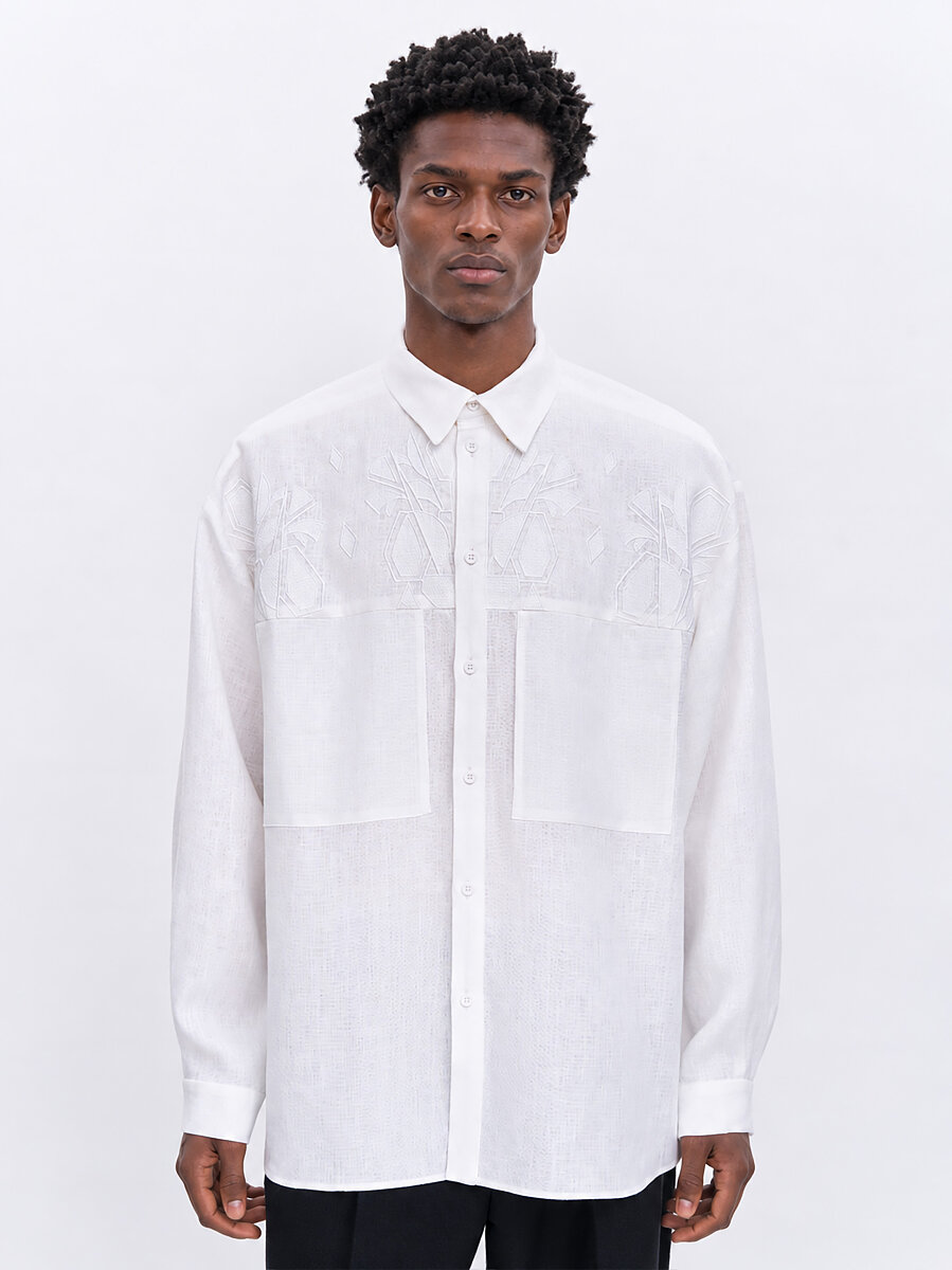 Men’s embroidered shirt  “Vasyl” [0]