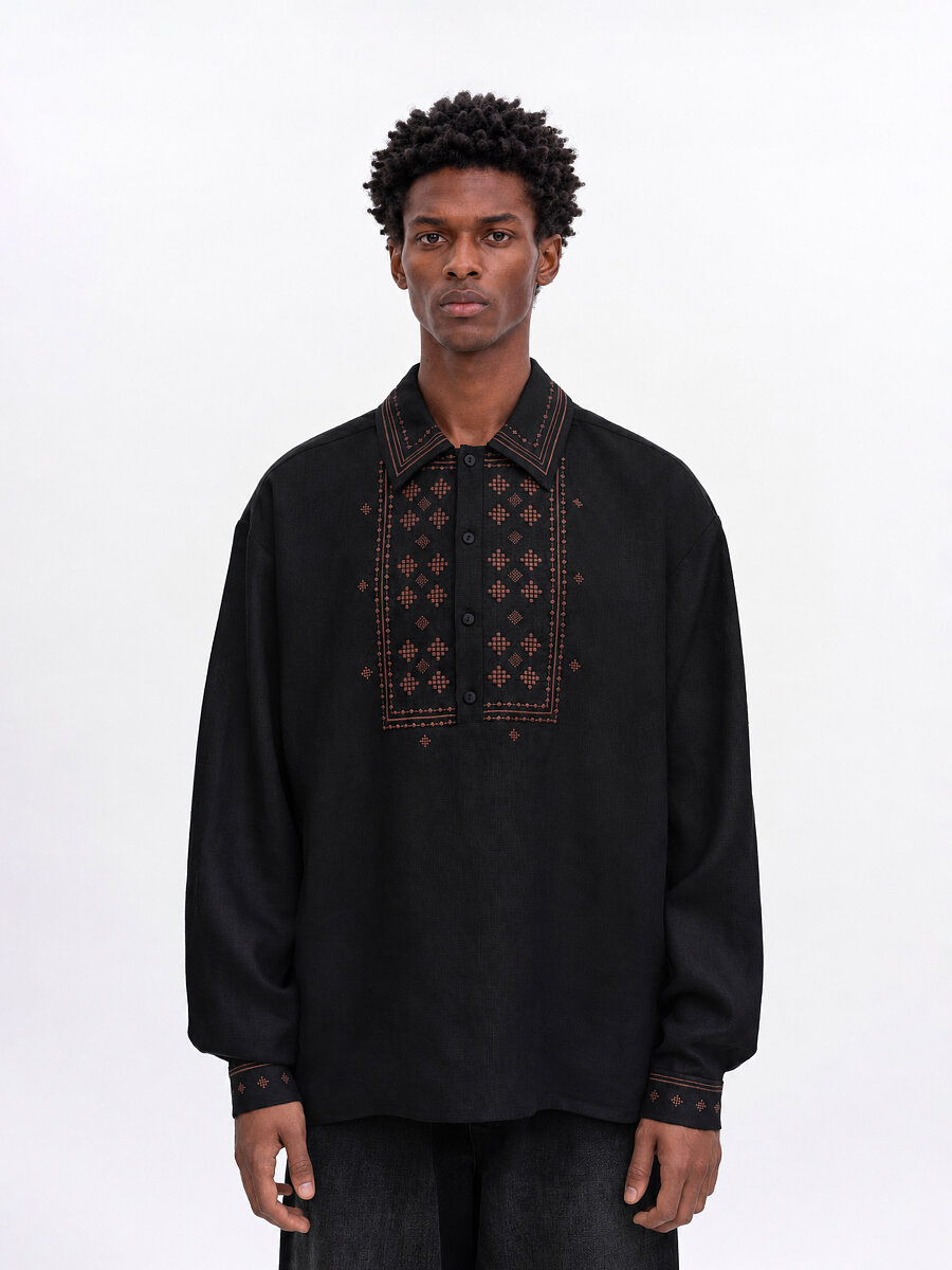 Men’s embroidered shirt  “Tien” [0]