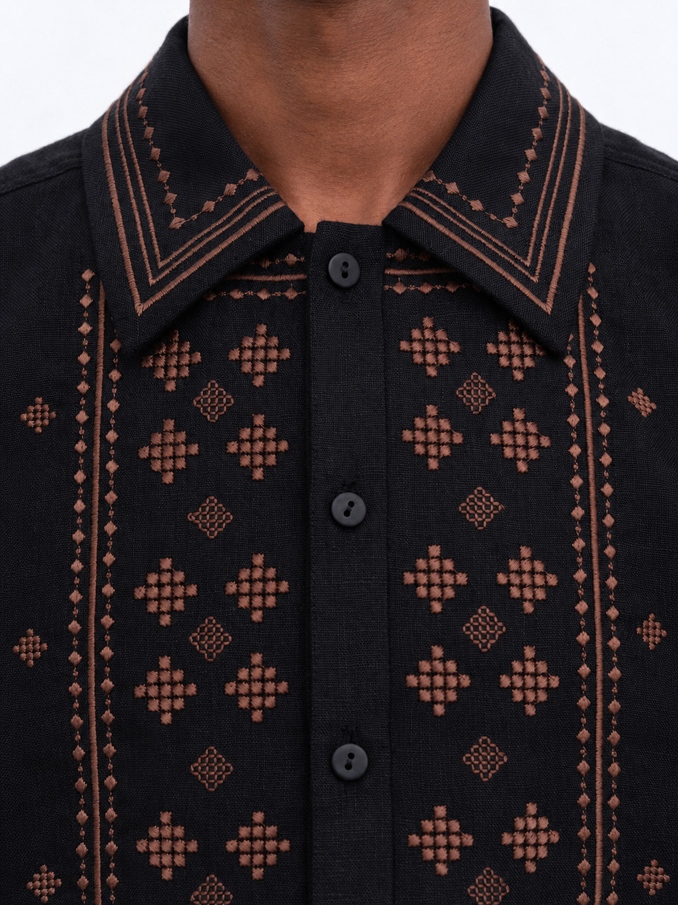 Men’s embroidered shirt  “Tien” in Ukraine