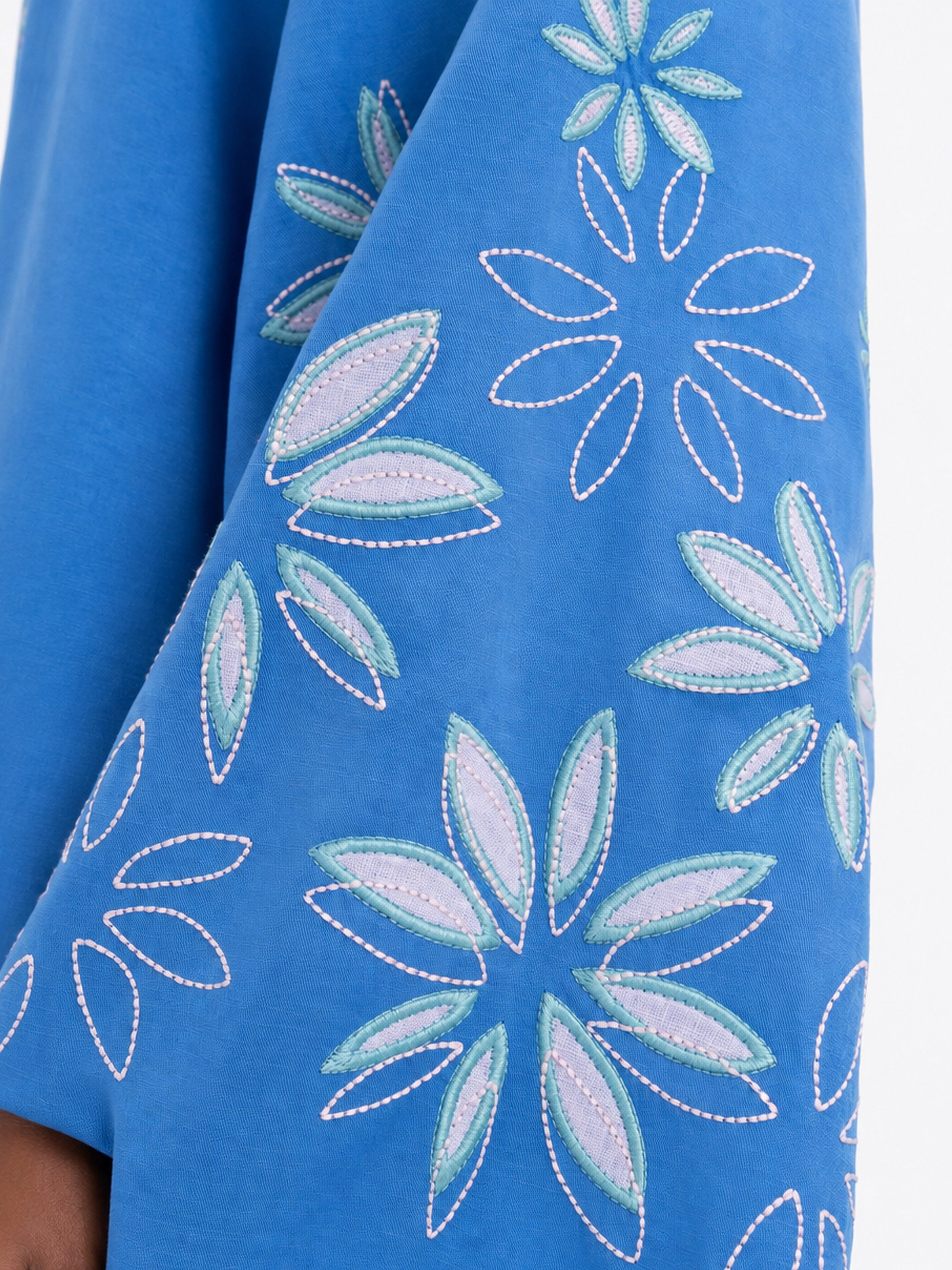 Blue‑coloured lightweight shirt  “Cornflower” ціна