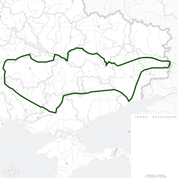 The ethnographic region of Naddniprianshchyna